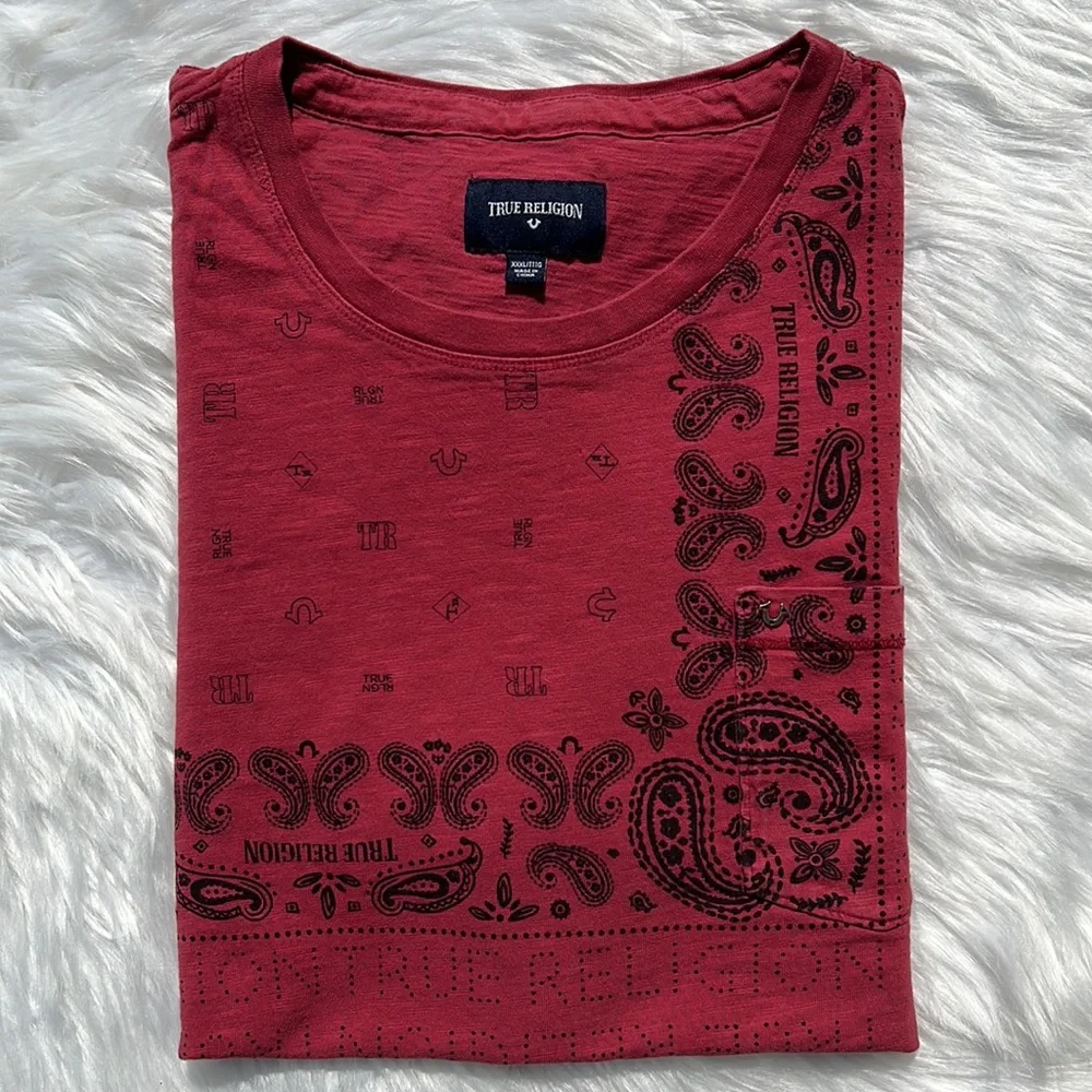 Rare True Religion Bandana Shirt